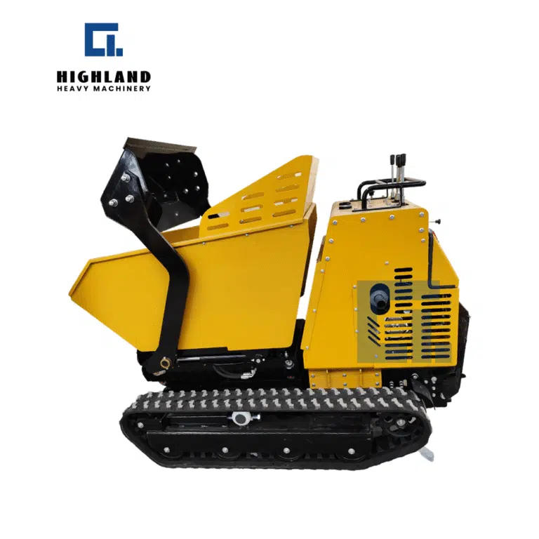 HIGHLAND HEAVY MACHINERY - HIF-1000 Self-Load Lifting Dumper | 1000kg Multi-Function Tracked Transporter