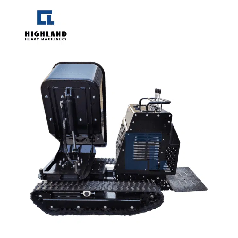 HIGHLAND HEAVY MACHINERY - HIF-1200 All-Black Rotary Dumper | High-End Stealth Design for Professional Fleets