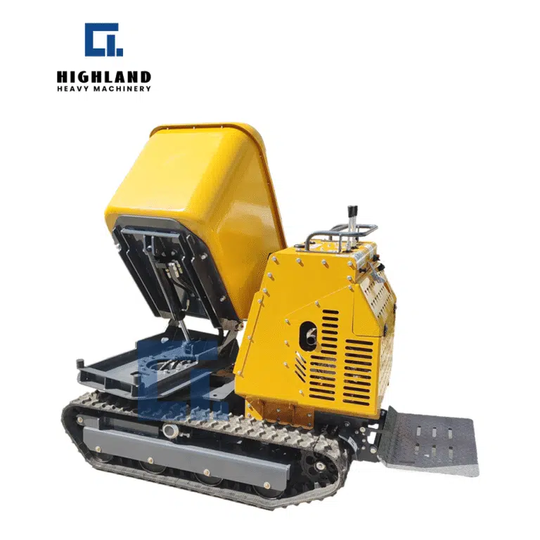 HIGHLAND HEAVY MACHINERY - HIF-1200 Rotary Tracked Dumper | 1200kg Rotating Dump Box for Confined Sites
