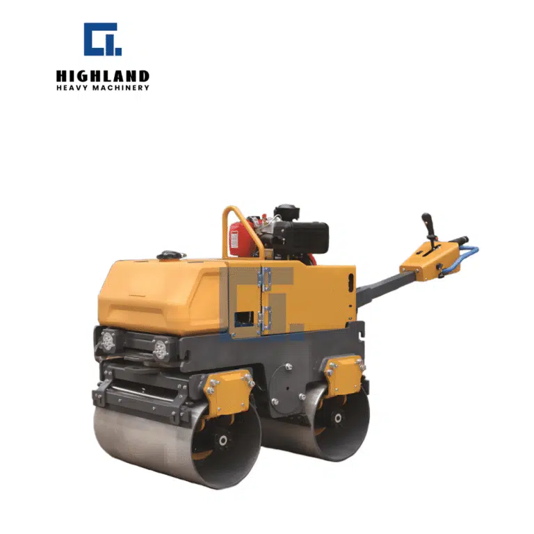 HIGHLAND HEAVY MACHINERY - HIR-YLS708 Walk-Behind Double Drum Roller | Compact Compaction for Bike Paths & Small Repairs