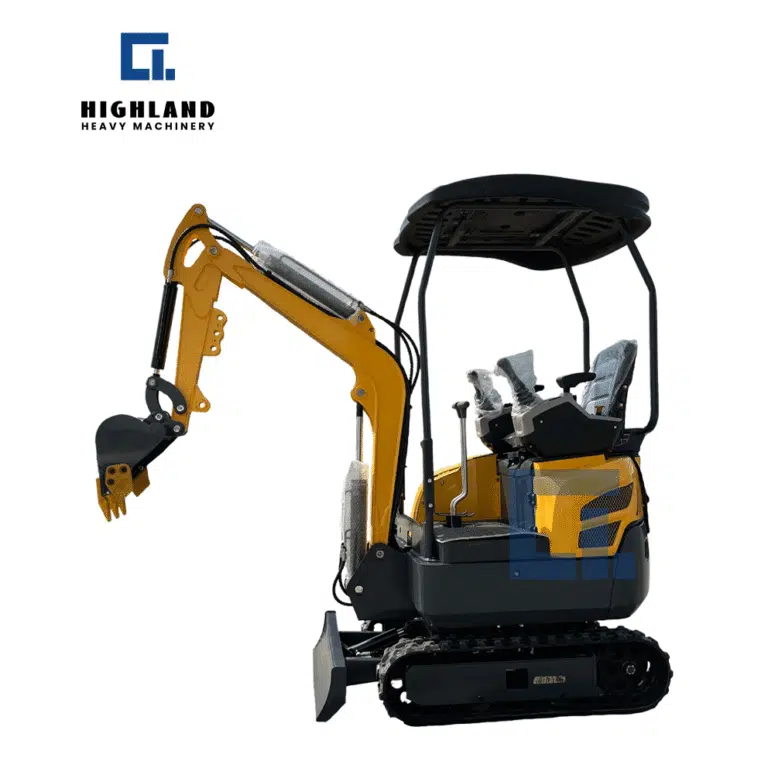 HIGHLAND HEAVY MACHINERY - HIW 16 Mini Excavator for Rental & Commercial Use | Quick-Attach Ready, High Utilization