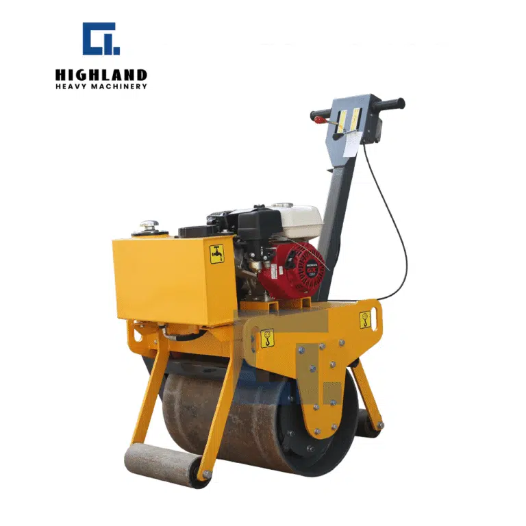 HIGHLAND HEAVY MACHINERY - Classic Walk-Behind Single Drum Roller | Multi-Surface Compaction for Soil, Gravel & Asphalt