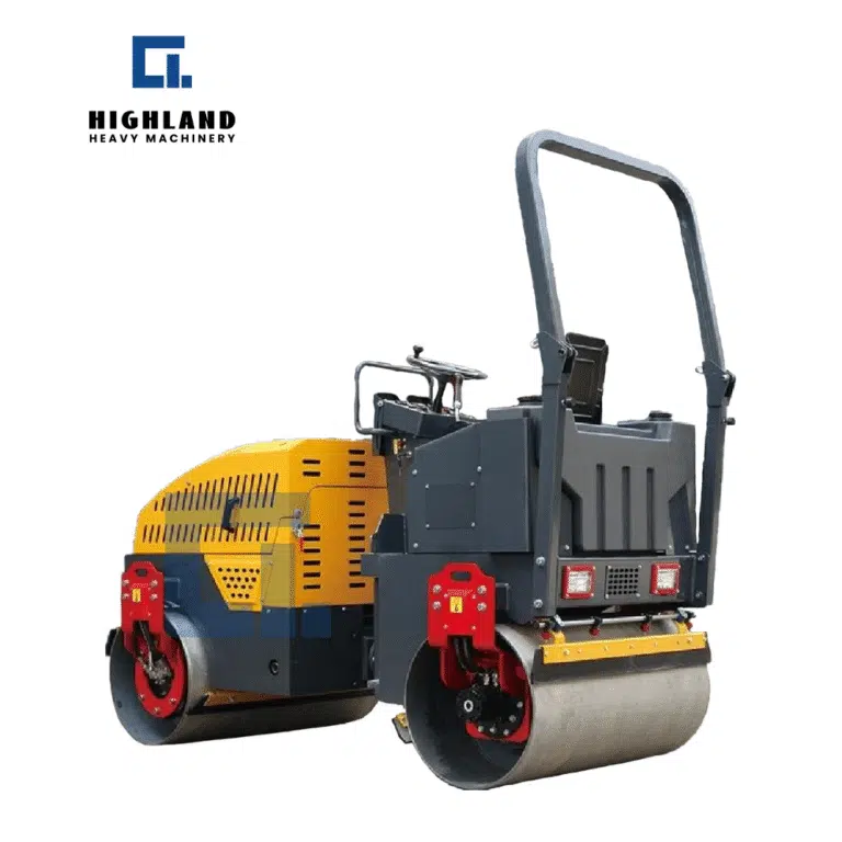 HIGHLAND HEAVY MACHINERY - Compact Double Steel Wheel Roller | Economical Transport & Fast Job Site Relocation