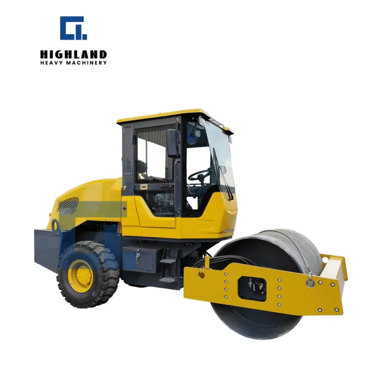 HIGHLAND HEAVY MACHINERY - HIR-JS6000 6 Ton Single Steel Wheel Roller | High-Force Compaction for Road & Infrastructure
