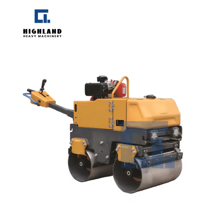 HIGHLAND HEAVY MACHINERY - HIR-YLS708 Walk-Behind Double Drum Roller | Powerful Compaction for Trench & Small Repair Work