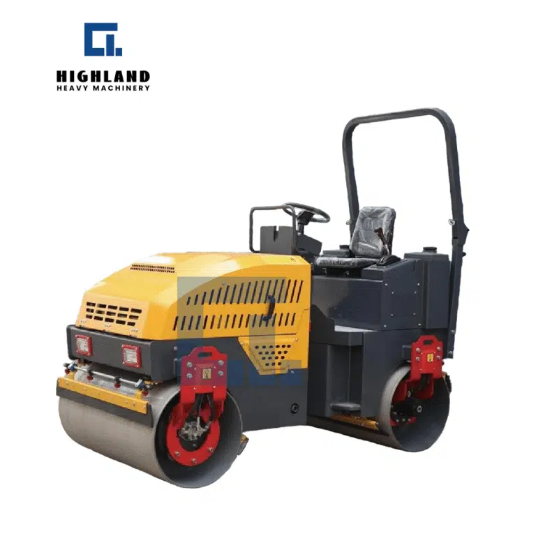 HIGHLAND HEAVY MACHINERY - Ride-On Double Steel Wheel Roller | Ergonomic Comfort for Higher Daily Productivity